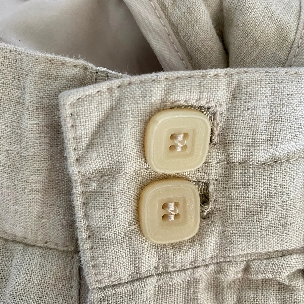 Lorenier 100% linen pants
